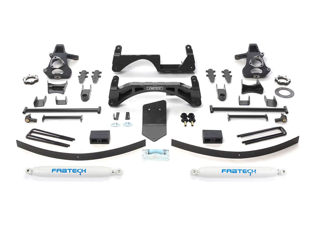 6" 2007-2013 GMC Sierra 1500 4WD Basic Lift Kit by Fabtech