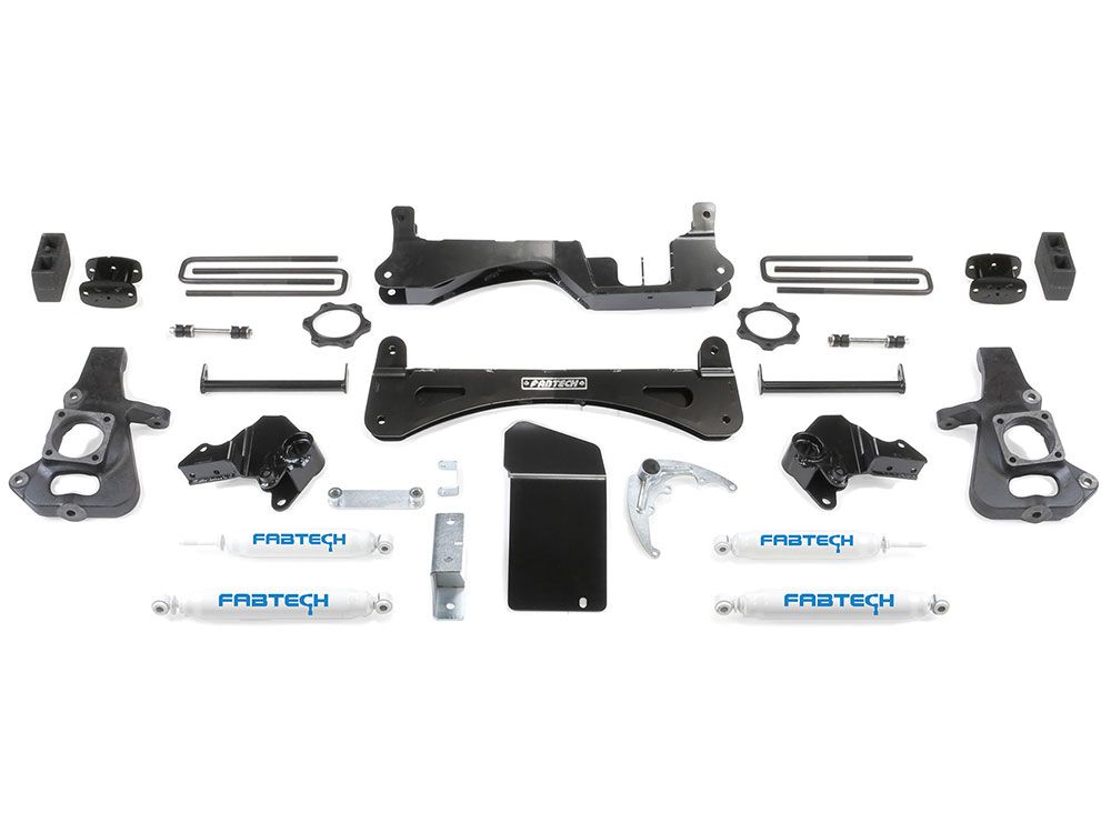 6" 2001-2010 GMC Sierra 2500HD 4WD RTS Lift Kit by Fabtech