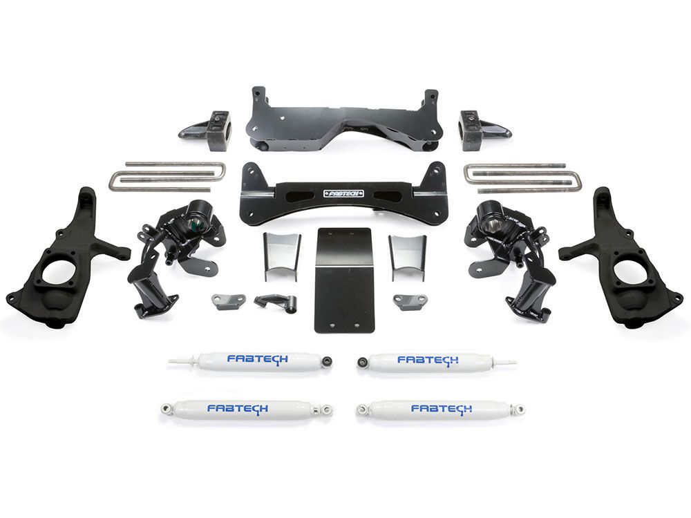 6" 2011-2019 GMC Sierra 3500HD 4WD RTS Lift Kit by Fabtech