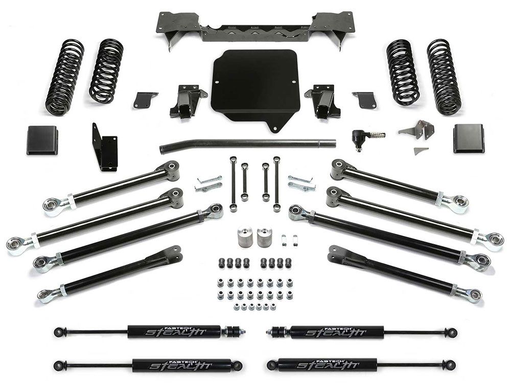 3" 2020-2023 Jeep Gladiator 4WD Crawler Lift Kit w/ Stealth Shocks by Fabtech