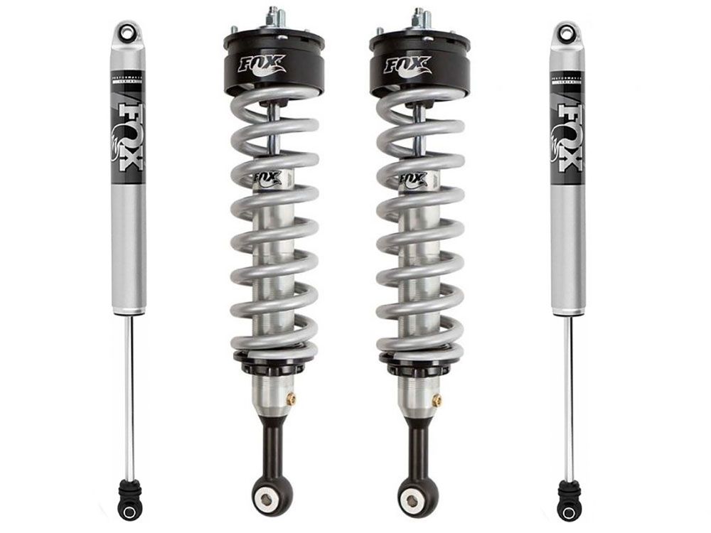 Sierra 1500 2019-2024 GMC 4wd & 2wd - Fox 2.0 Performance Series Coil-Overs & Shocks (0" to 2" Front Lift / Set of 4)