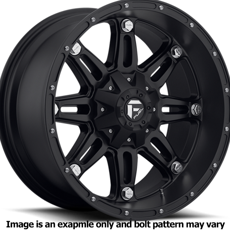 Hostage Series D531 Matte Black Wheel D53120900545 by Fuel