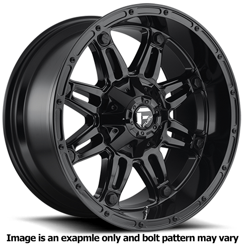 Hostage Series D625 Gloss Black Wheel D62520907057 by Fuel