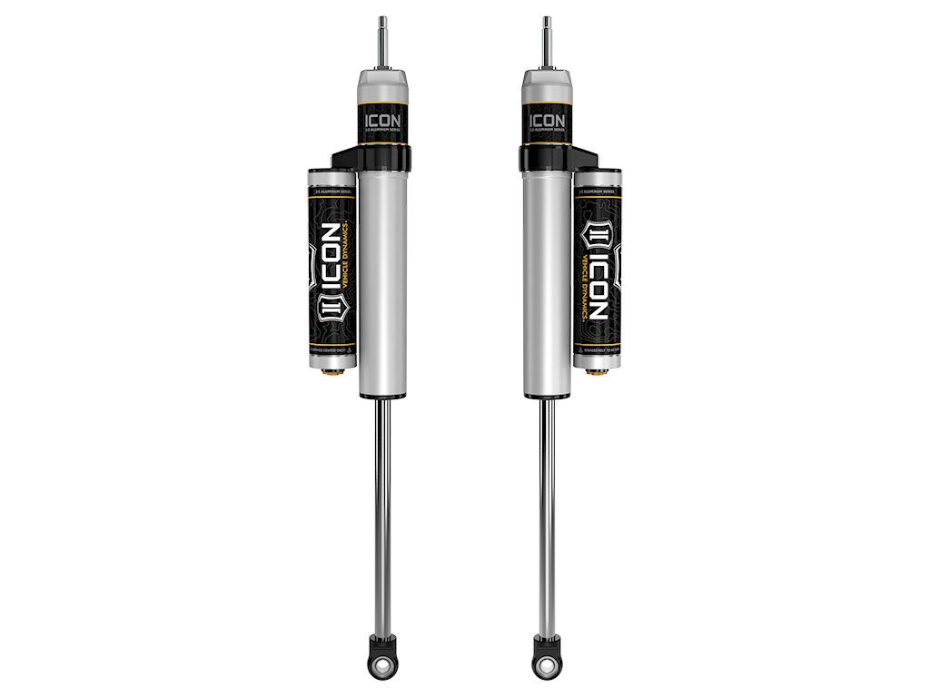 Sierra 2500HD/3500HD 2011-2016 GMC 4wd & 2wd - Icon FRONT 2.5 CDCV Piggyback Resi Shocks (fits with 6-8" Front Lift) - Pair