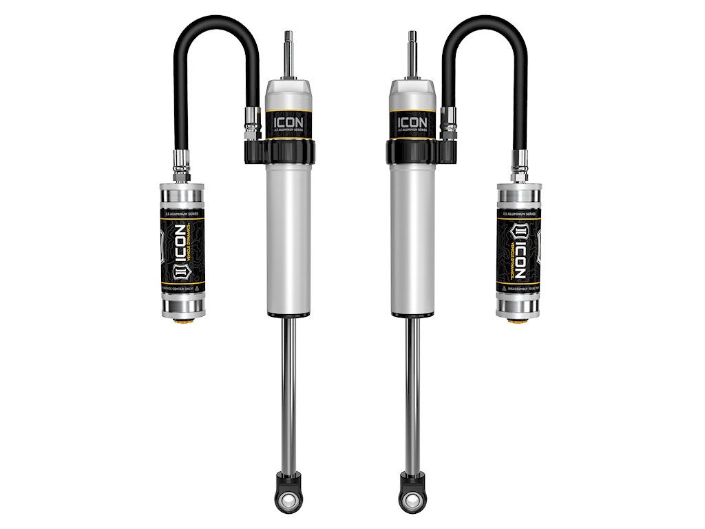 Landcruiser 1991-2007 Toyota 4wd - Icon REAR 2.5 Remote Resi Shocks (fits with 0-3" Rear Lift) - Pair