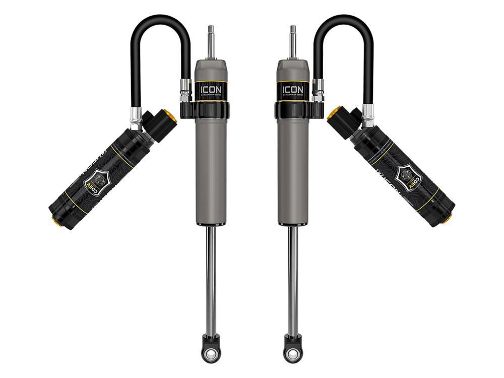 Ram 2500 2014-2024 Dodge 4wd - Icon FRONT 2.5 CDEV Remote Resi Shocks (fits with 2.5" Front Lift) - Pair