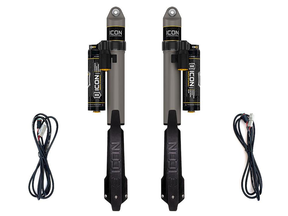 Gladiator 2020-2023 Jeep 4wd - Icon REAR 2.5 CDEV Piggyback Resi Shocks (fits with 1.5" Rear Lift) - Pair