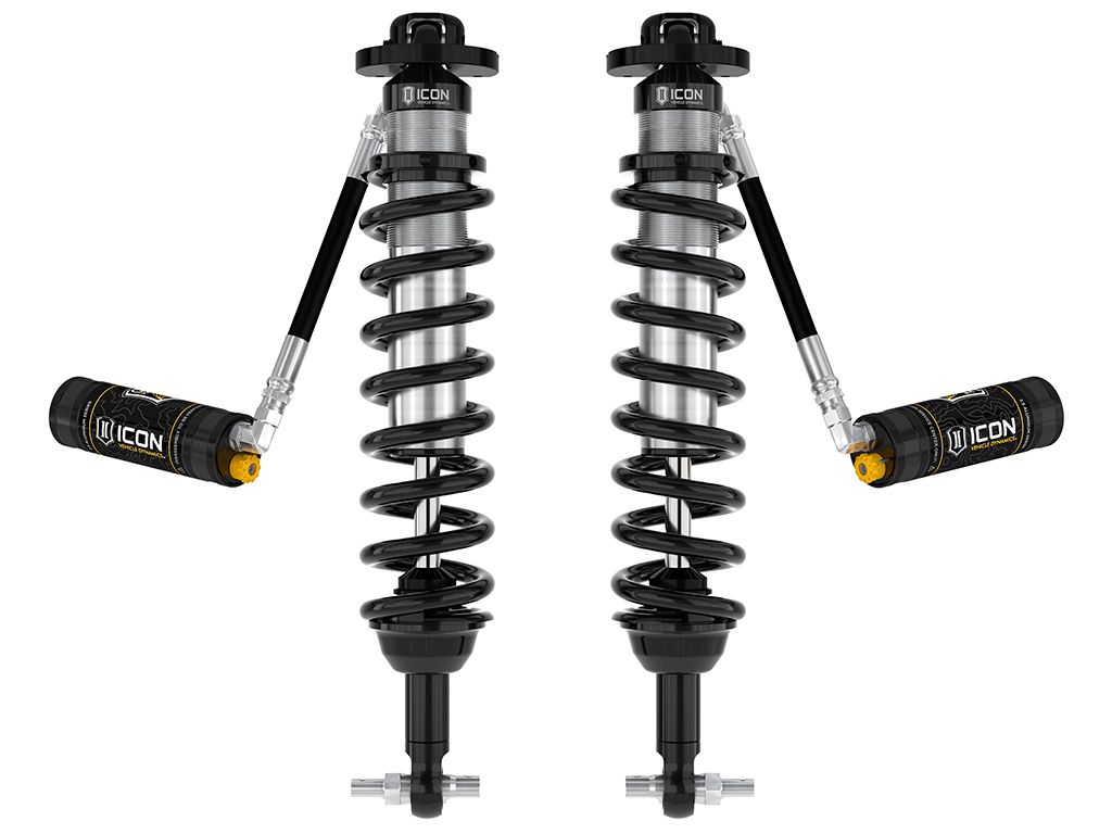 Bronco 2021-2024 Ford 4wd - Icon FRONT 2.5 CDCV Remote Resi Coilover Kit (2-4" Front Lift)