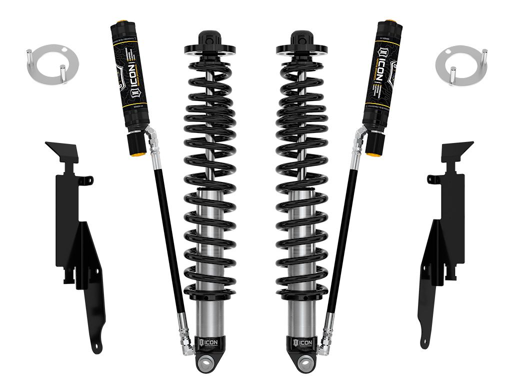 Bronco 2021-2024 Ford 4wd - Icon REAR 2.5 CDEV Remote Resi Coilover Kit (1.25-3" Rear Lift) - Pair