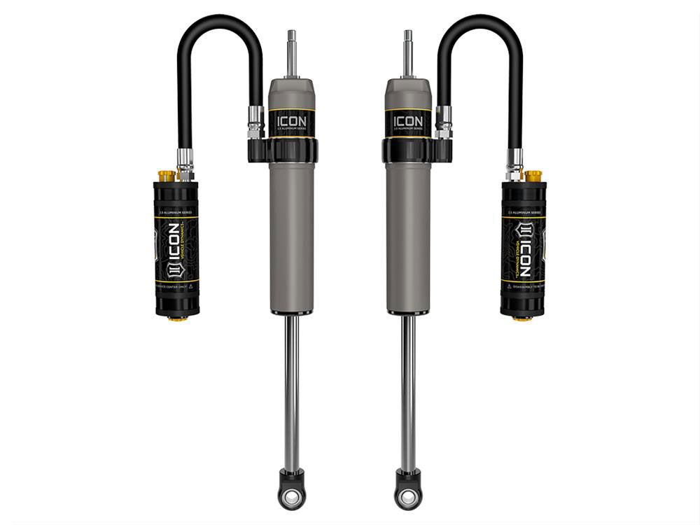 Tundra 2022-2024 Toyota 4wd - Icon REAR 2.5 CDCV Remote Resi Shocks (fits with 0-1" Rear Lift) - Pair