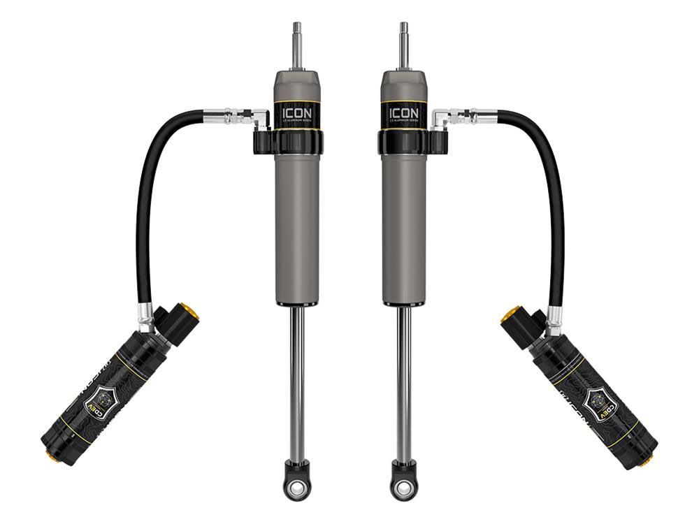 Tundra 2022-2024 Toyota 4wd - Icon REAR 2.5 CDEV Remote Resi Shocks (fits with 0-1" Rear Lift) - Pair