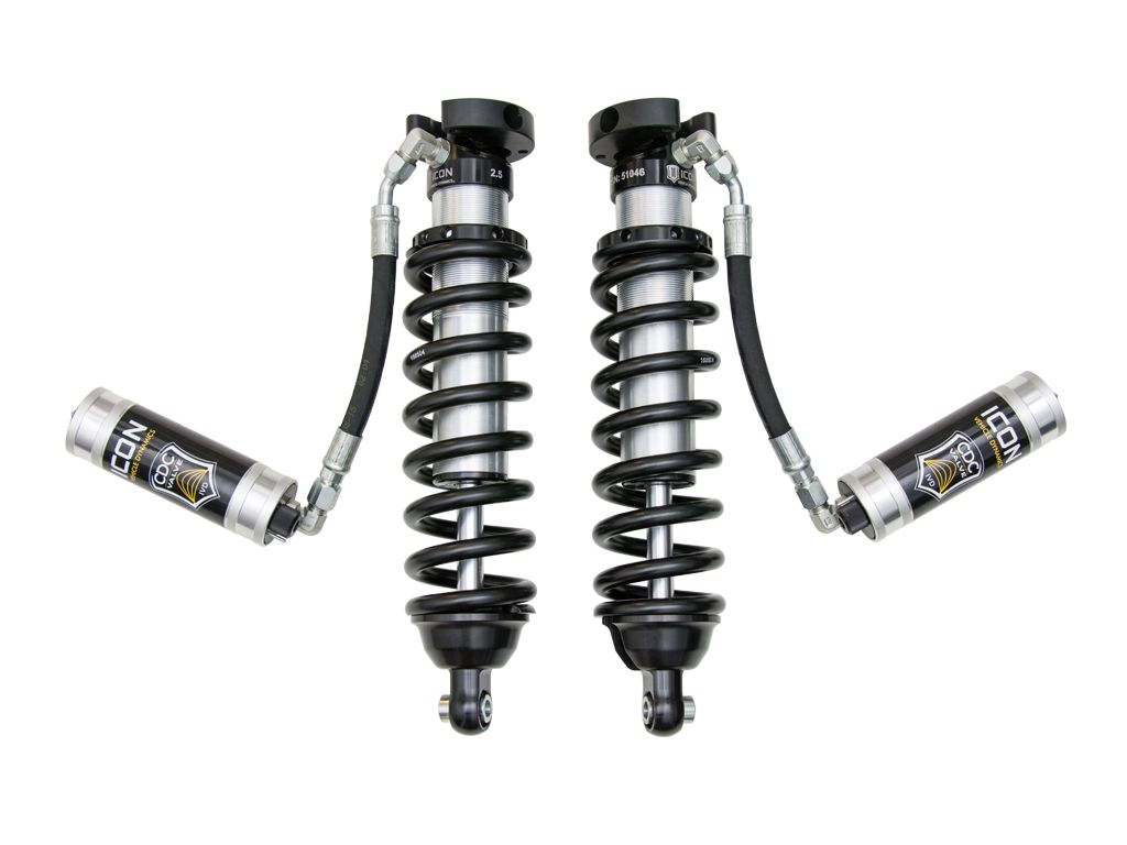 Tacoma 1996-2004 Toyota 4wd - Icon 2.5 CDCV Remote Resi Extended Travel Coilover Kit (0-3" Front Lift)