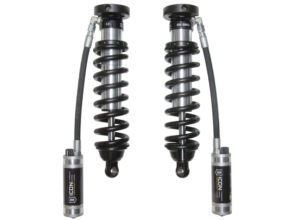 4Runner 2003-2009 Toyota 4wd - Icon 2.5 Remote Resi Coilover Kit (fits with 6" Rough Lift Kit / 700 lbs capacity)