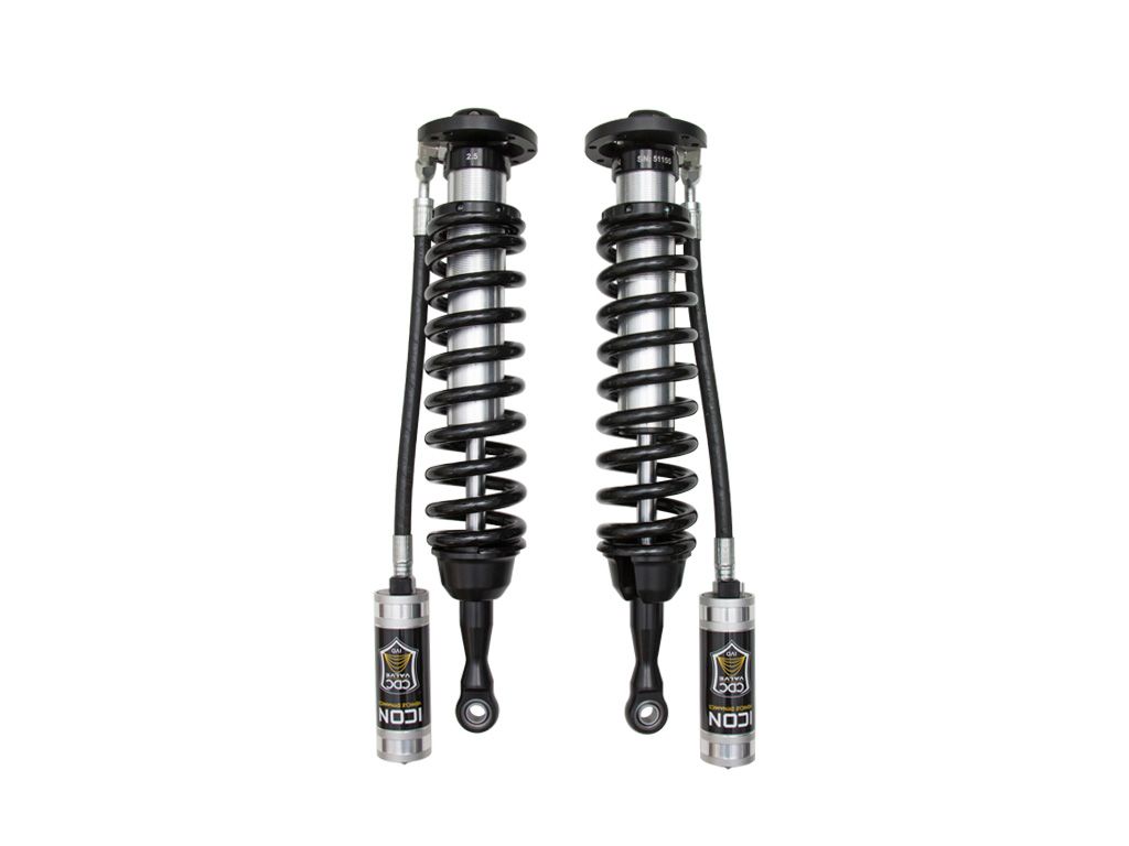 Tundra 2007-2021 Toyota 4wd & 2wd - Icon 2.5 CDCV Remote Resi Coilover Kit (1-3" Front Lift)