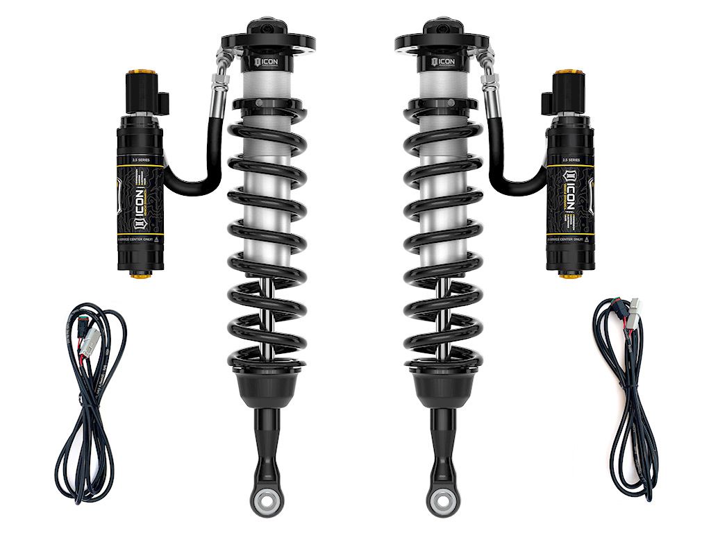 Tundra 2014-2021 Toyota 4wd & 2wd - Icon 2.5 CDEV Remote Resi Coilover Kit (1-3" Front Lift)