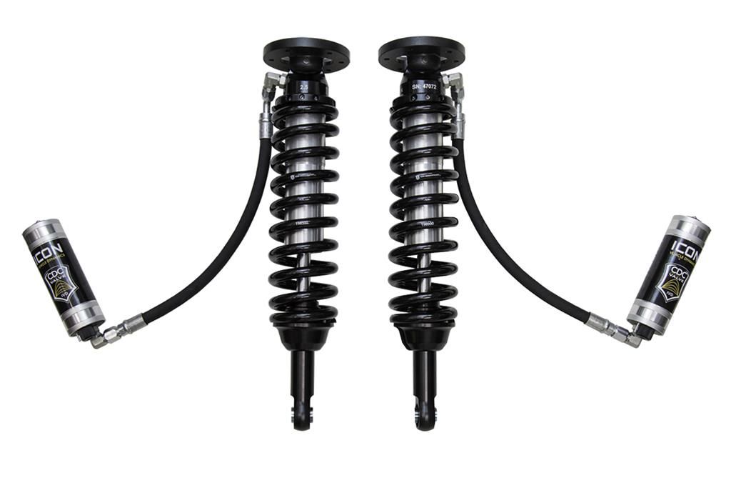 Silverado 1500 2019-2024 Chevy 4wd - Icon 2.5 IR Extended Travel Coilover Kit (1.5-3.5" Front Lift)