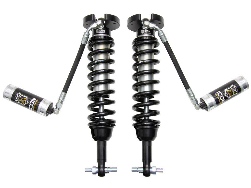 Sierra 1500 2019-2024 GMC 4wd - Icon 2.5 CDCV Remote Resi Extended Travel Coilover Kit (1.5-3.5" Front Lift)