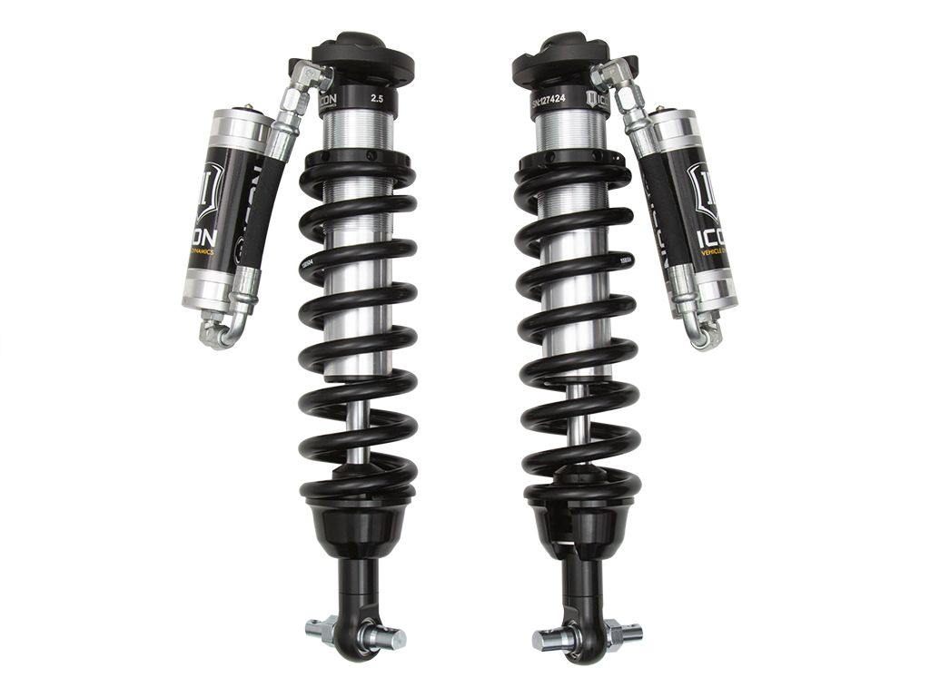 Ranger 2019-2021 Ford 4wd - Icon FRONT 2.5 Remote Resi Coilover Kit (0-3.5" Front Lift)Extended