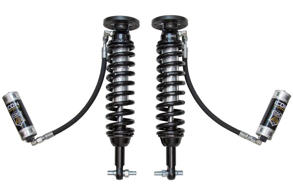 F150 2009-2013 Ford 2wd - Icon 2.5 CDCV Remote Resi Coilover Kit (1.75-2.63" Front Lift)