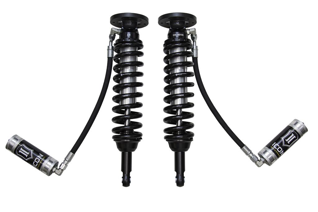 F150 2015-2020 Ford 4wd - Icon 2.5 Remote Resi Coilover Kit (2-2.63" Front Lift)