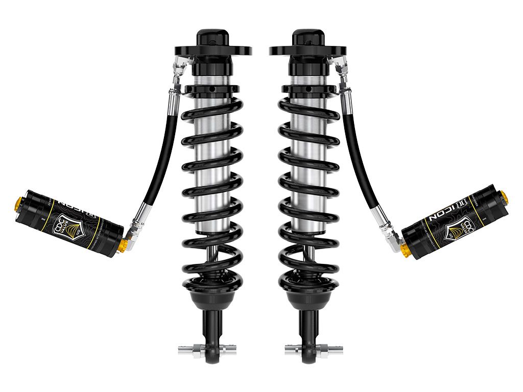 F150 2021-2024 Ford 2wd - Icon 2.5 CDCV Remote Resi Coilover Kit (0-3" Front Lift)