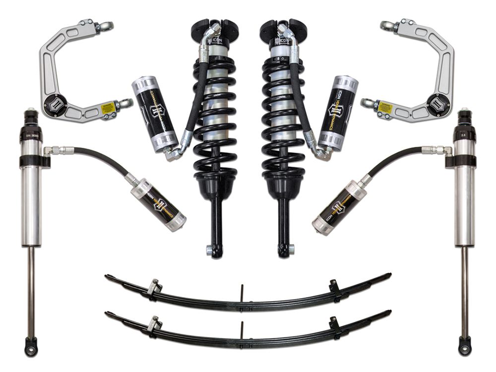 0-3.5" 2005-2023 Toyota Tacoma 4wd Coilover Lift Kit by ICON Vehicle Dynamics - Stage 5 (with billet aluminum upper control arms)