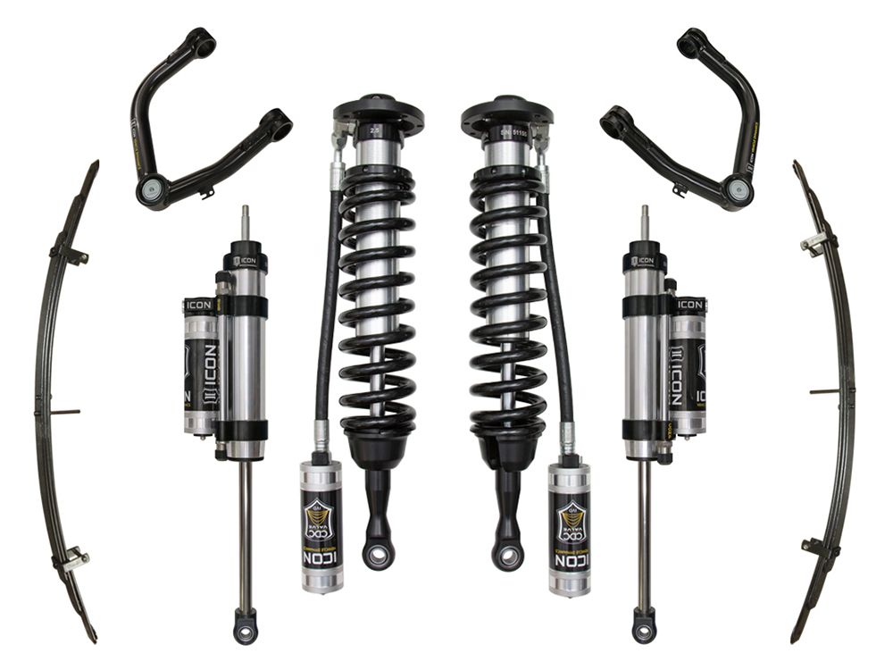 1-3" 2007-2021 Toyota Tundra 4wd & 2wd Coilover Lift Kit by ICON Vehicle Dynamics - Stage 7 (w/tubular steel control arms)