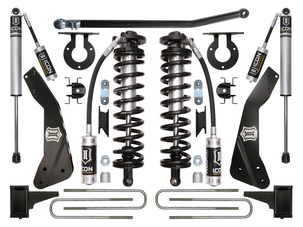 4-5.5" 2011-2016 Ford F250/F350 4wd Coilover Conversion Lift Kit by ICON Vehicle Dynamics - Stage 1