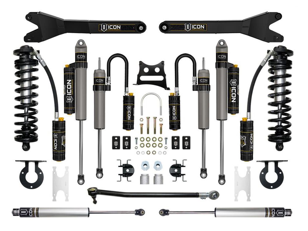 2.5-3" 2017-2022 Ford F250/F350 4wd Coilover Conversion Lift Kit by ICON Vehicle Dynamics - Stage 6