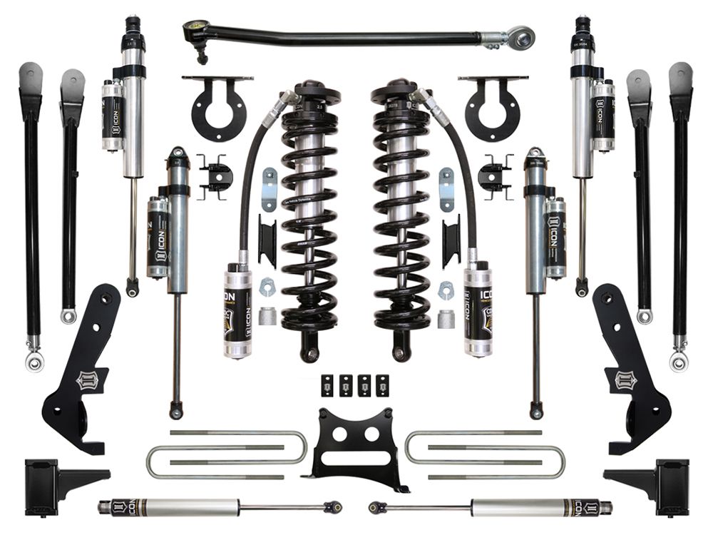 4-5.5" 2017-2022 Ford F250/F350 4wd Coilover Conversion Lift Kit by ICON Vehicle Dynamics