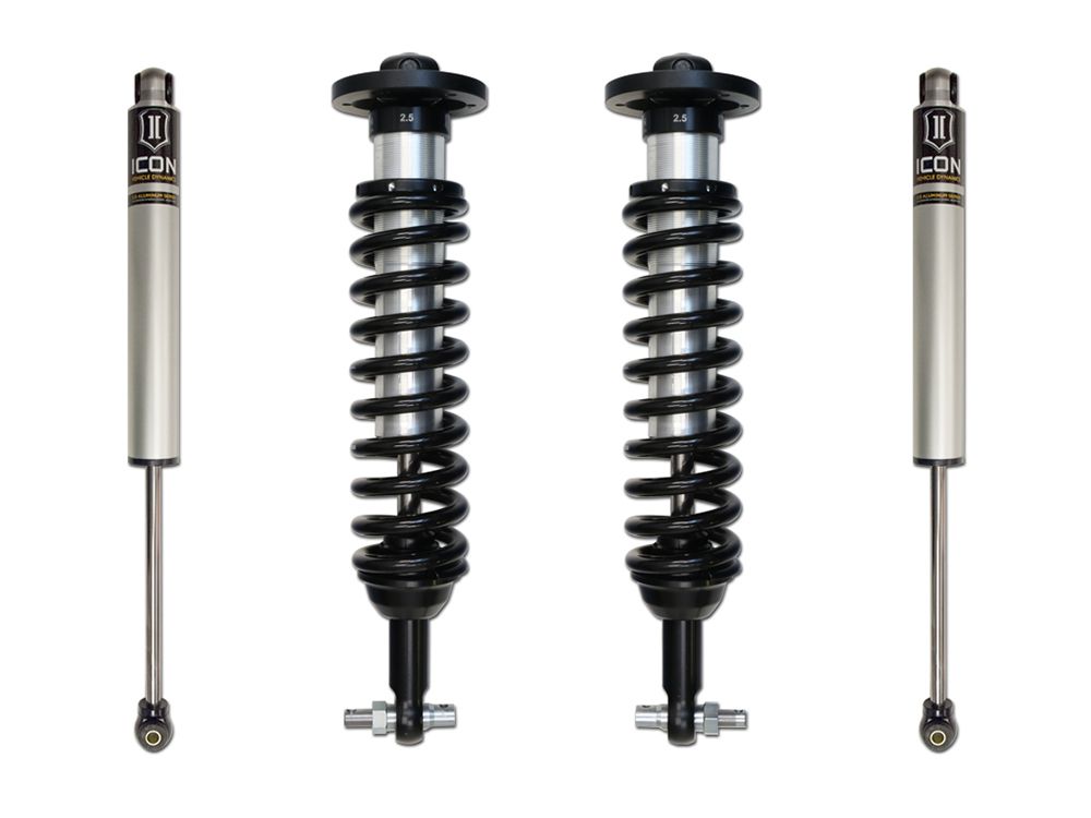 0-2.63" 2014 Ford F150 2wd Coilover Lift Kit by ICON Vehicle Dynamics - Stage 1