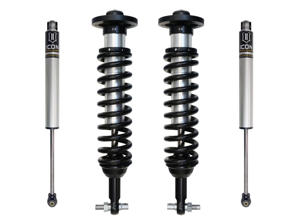 0-2.75" 2021-2024 Ford F150 4wd Coilover Lift Kit by ICON Vehicle Dynamics - Stage 1