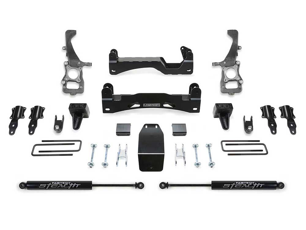 6" 2021-2024 Ford F150 SuperCrew 4WD Lift Kit by Fabtech