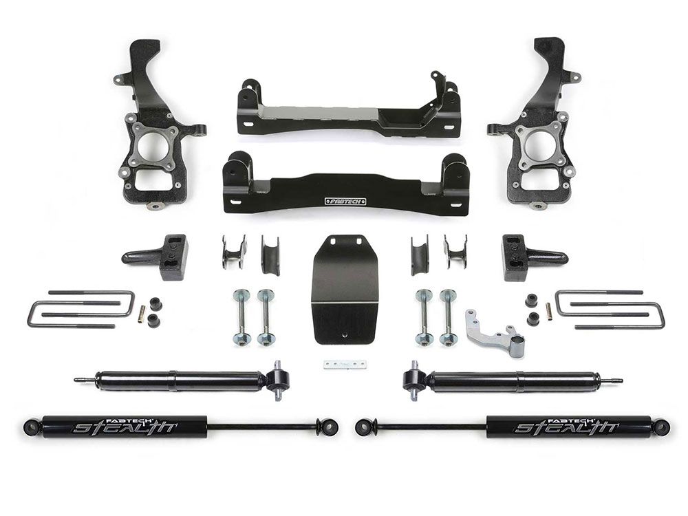 4" 2021-2024 Ford F150 SuperCrew 4WD Lift Kit by Fabtech