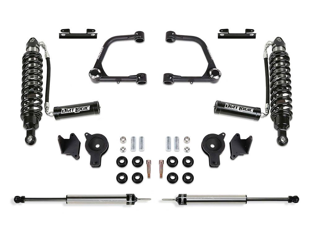 3" Tundra 2022-2024 Toyota 4WD (w/factory air suspension) Dirt Logic Coilover Uniball UCA Lift Kit by Fabtech