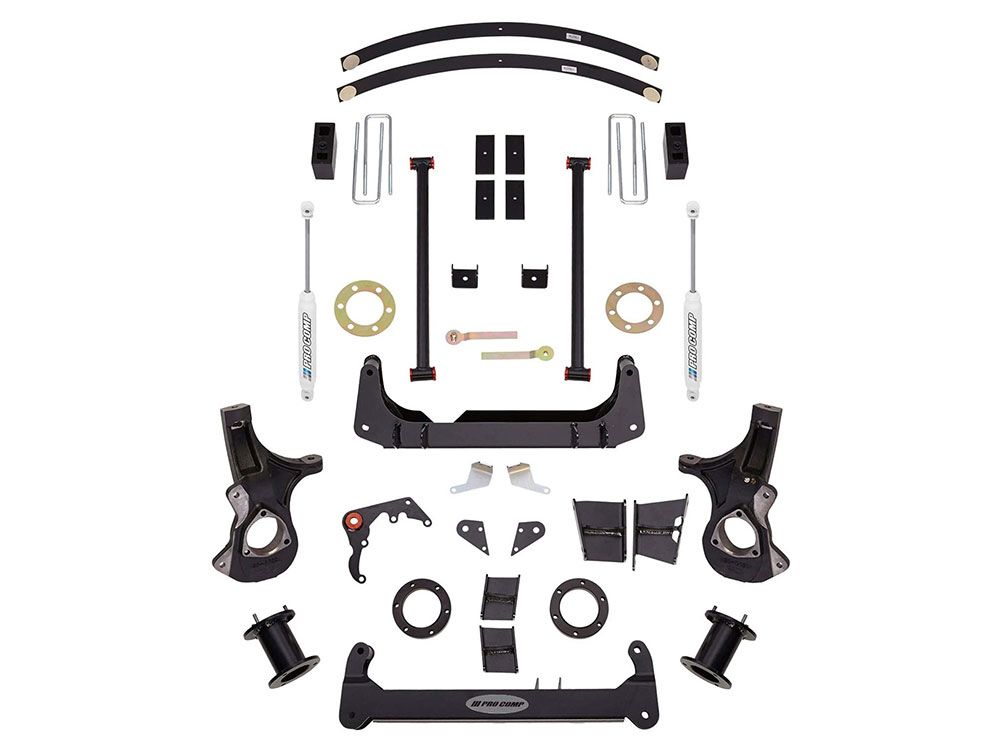 6" 2007-2013 Chevy Silverado 1500 4WD Stage I Lift Kit (w/ Rear ES9000 Shocks) by Pro Comp