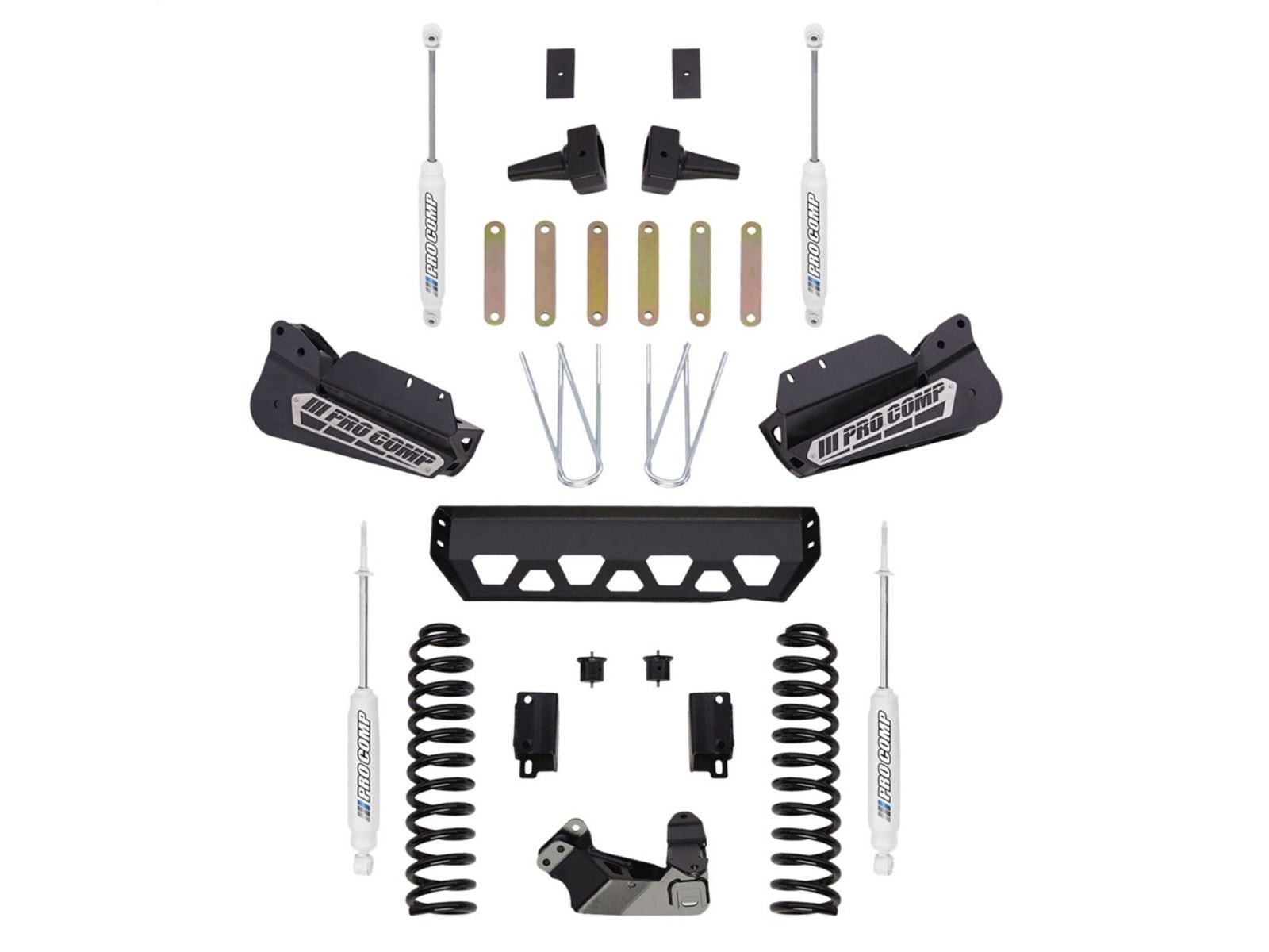 4" Ford F250/F350 4WD Diesel Basic Lift Kit w/ ES9000 Shocks by Pro Comp