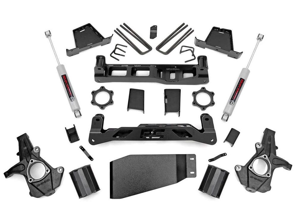 7.5" 2007-2013 Chevy Silverado 1500 4WD Lift Kit by Rough Country