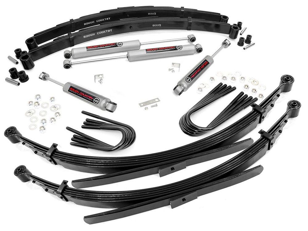 2" 1988-1991 Chevy Suburban 3/4 ton 4WD Lift Kit (w/ 56" Rr Springs) by Rough Country