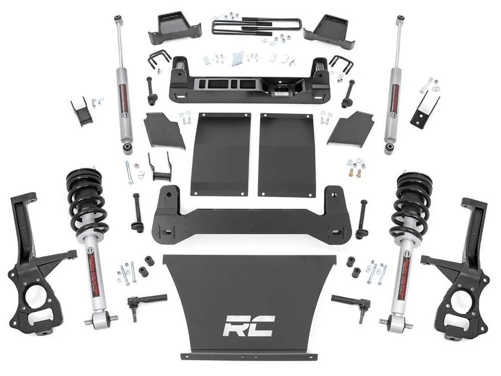 4" 2019-2024 Chevy Silverado 1500 Trail Boss 4wd Lift Kit (w/lifted struts) by Rough Country