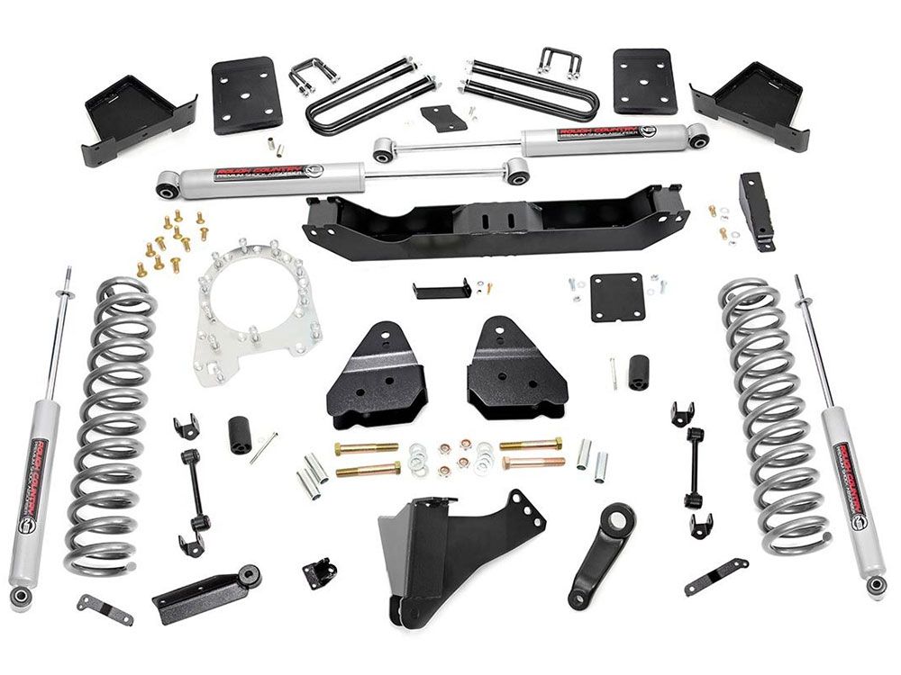 6" 2017-2022 Ford F250/F350 4WD (w/diesel engine & without factory overloads) Lift Kit by Rough Country