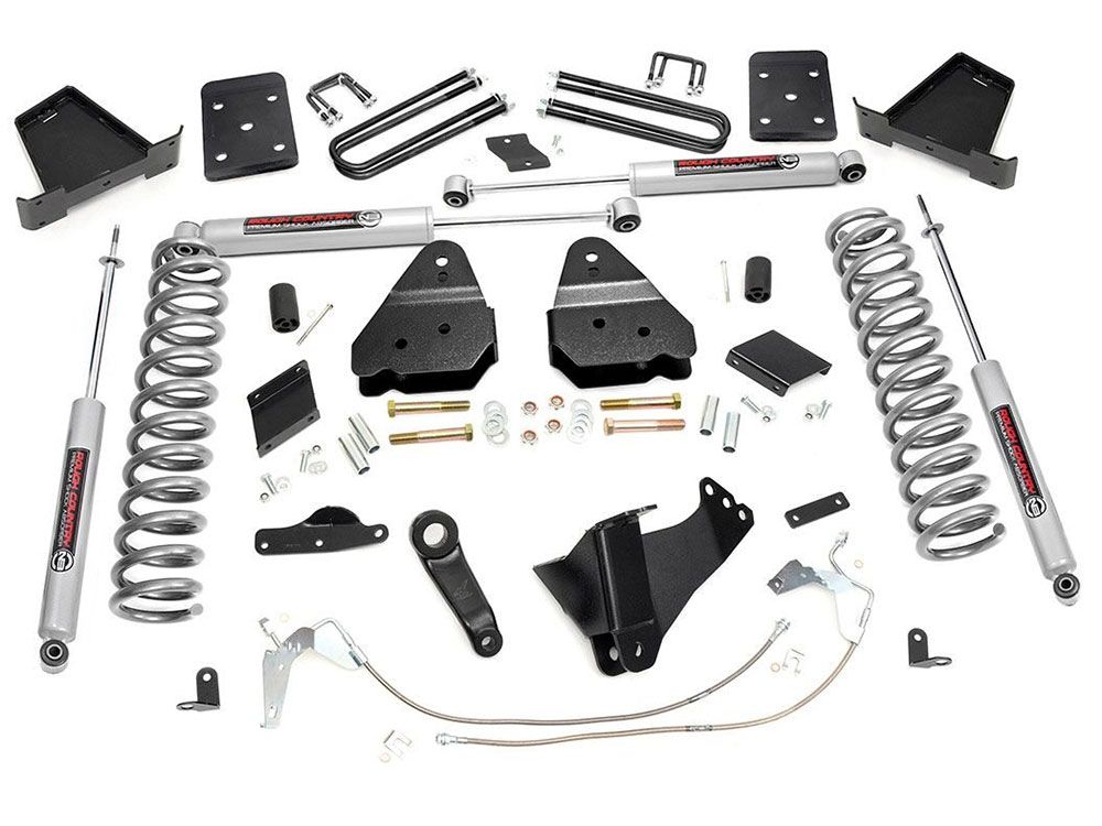 6" 2015-2016 Ford F250 Diesel (w/o overloads) 4WD Lift Kit by Rough Country