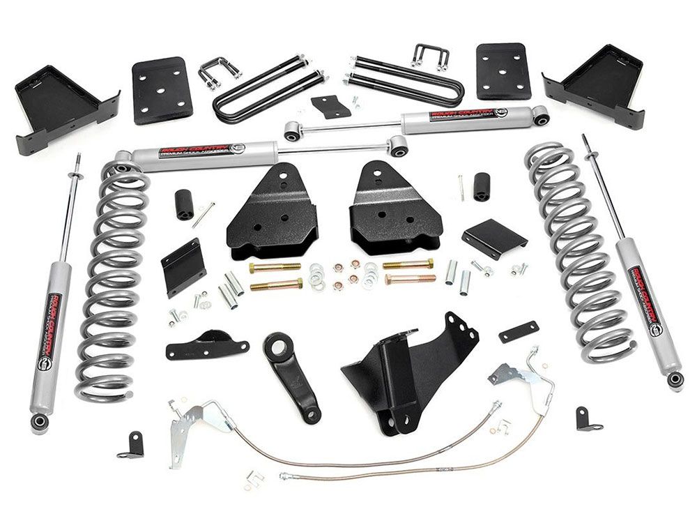 6" 2011-2014 Ford F250 Diesel (w/ overloads) 4WD Lift Kit by Rough Country