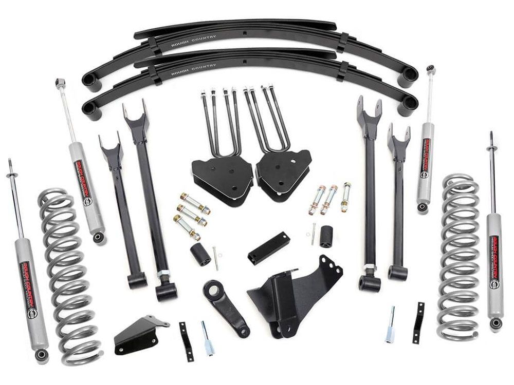6" 2005-2007 Ford F250/F350 Gas 4WD 4-Link Lift Kit by Rough Country