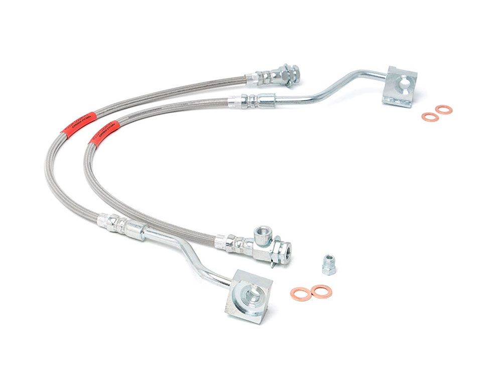 Bronco 1980-1996 Ford 4wd (w/4-6" Lift) - Front Brake Line Kit by Rough Country