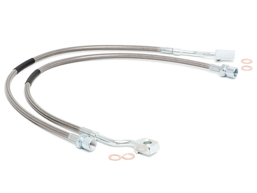 Suburban/Yukon XL 1500 2007-2019 Chevy/GMC (w/5-7.5" Lift) - Front Brake Line Kit by Rough Country