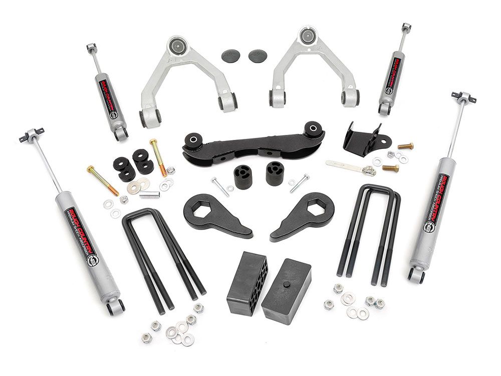 2-3" 1992-1999 GMC Yukon XL 1500 4WD Lift Kit (w/rear blocks) by Rough Country