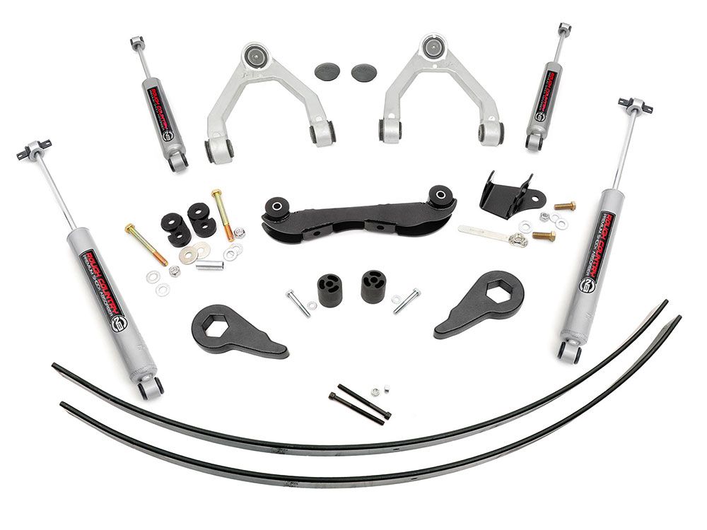 2-3" 1992-1994 GMC Jimmy 4WD Lift Kit (w/rear add-a-leafs) by Rough Country