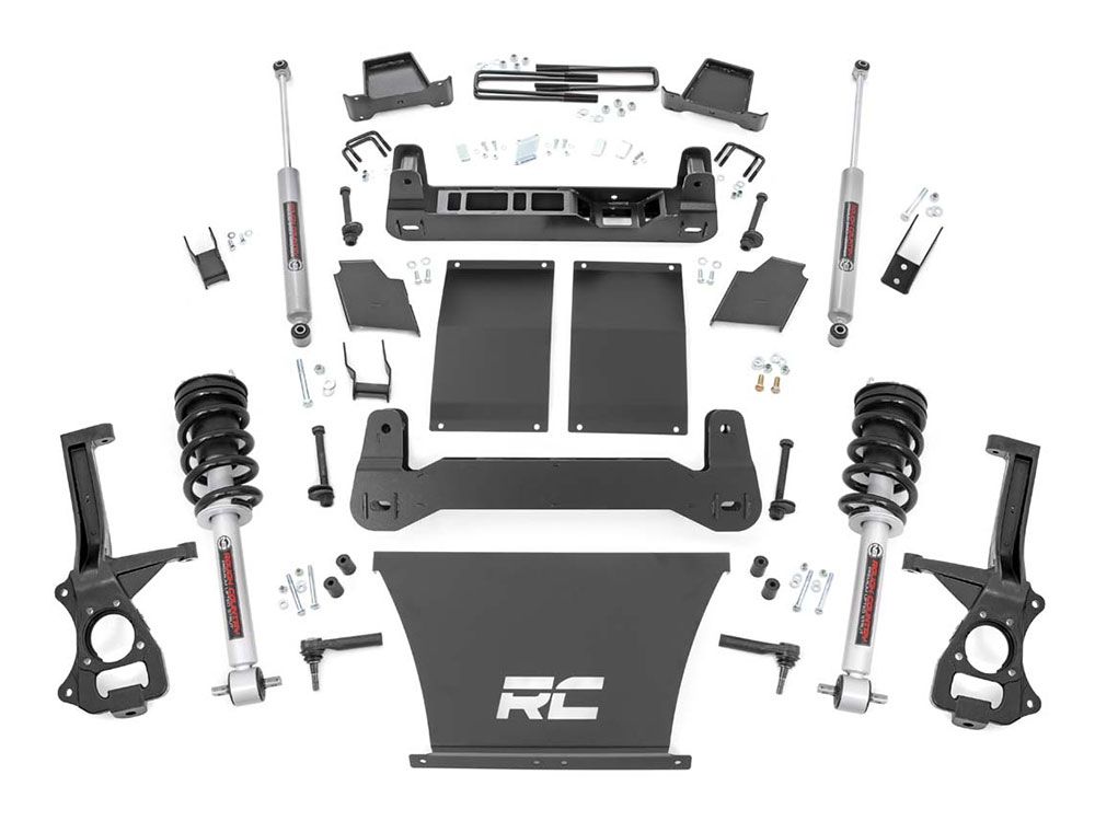 6" 2019-2024 Chevy Silverado 1500 4wd Lift Kit (w/lifted struts) by Rough Country