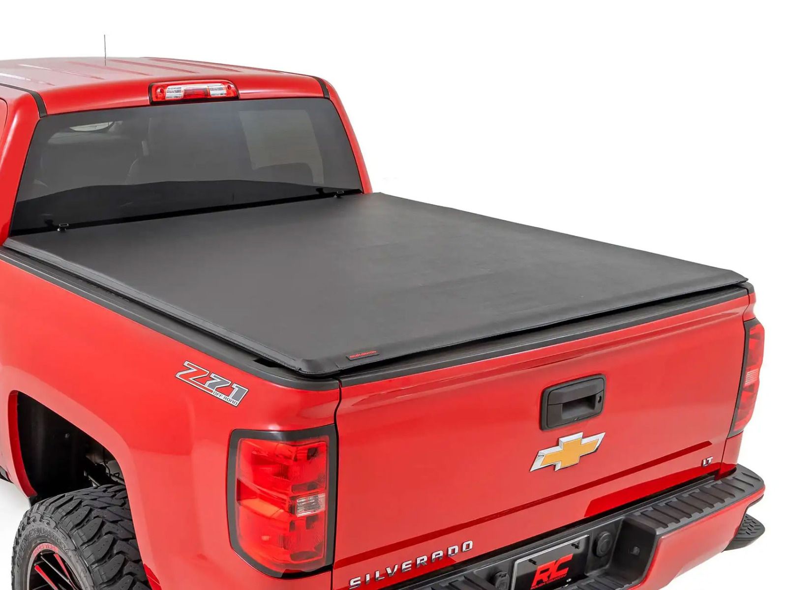 2014-2018 Chevy Silverado 1500 Soft Roll-Up Tonneau Cover by Rough Country